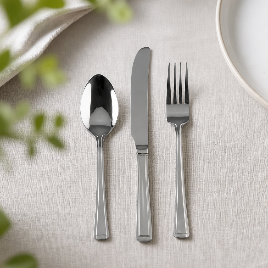 Commercial Cutlery Sample Set - 3 Piece Stainless Steel Set
