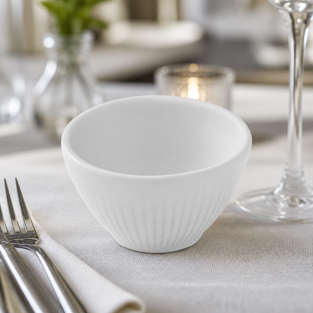 Commercial Dipping Pots Grey 70mm 0.06 Ltr 12 Pack