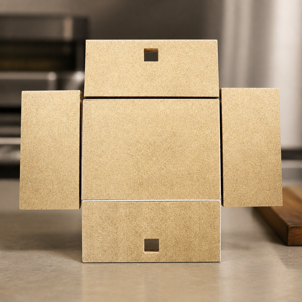 Medium Wide Konro Grill Replacement Tiles 30x524mm Commercial