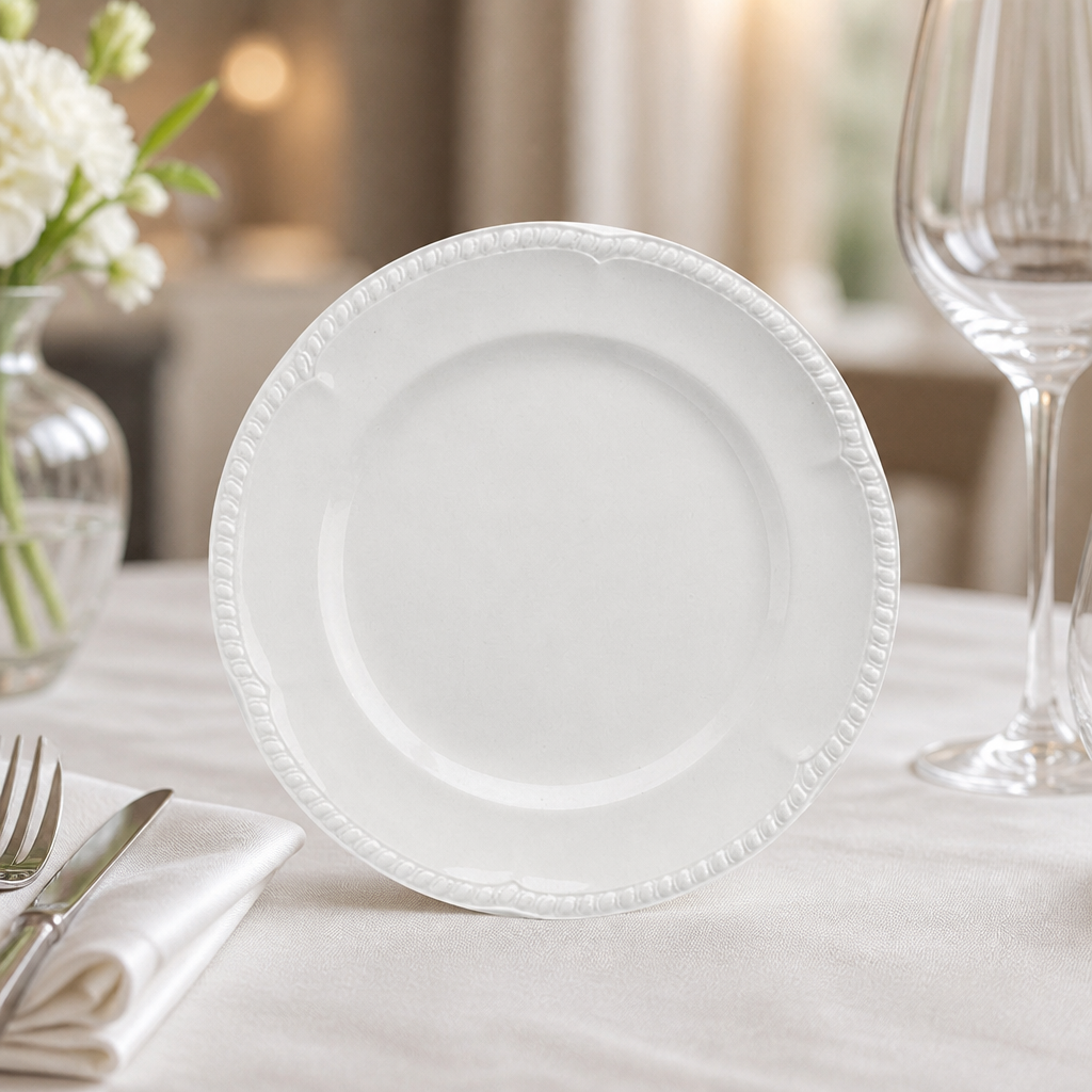 Commercial Porcelain Plates 215mm - 24 Pack