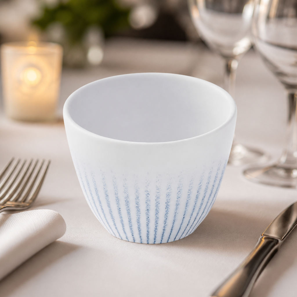 Commercial Chip Cups 100mm 0.33 Ltr Ceramic 12 Pack