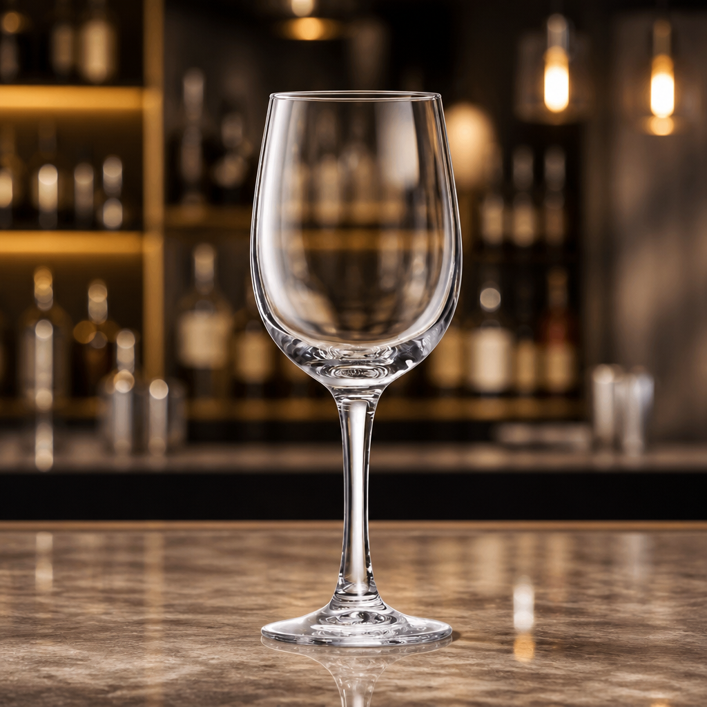 Commercial Tulip Wine Glasses 190ml Clear 24 Pack