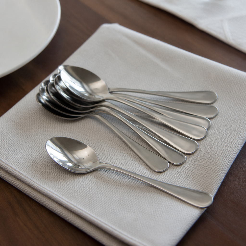 Commercial Mini Spoons 180mm Cutlery Set for Cafes and Restaurants