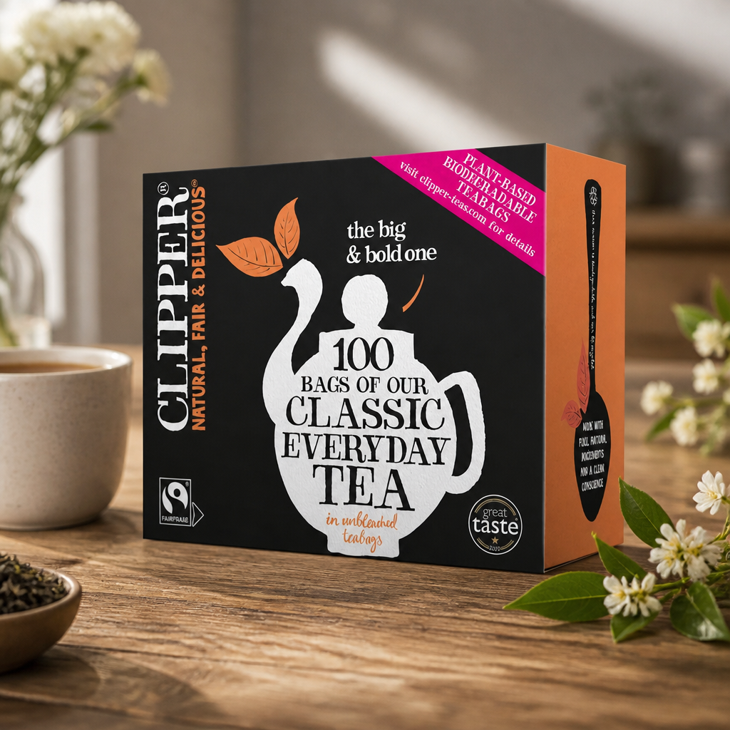 Fairtrade Classic Everyday Black Teabags 250 pack