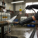 Premium Heavy Duty Chemical Glove - Natural Rubber Latex, 12.5" Length, Water Resistant with Beaded Cuff