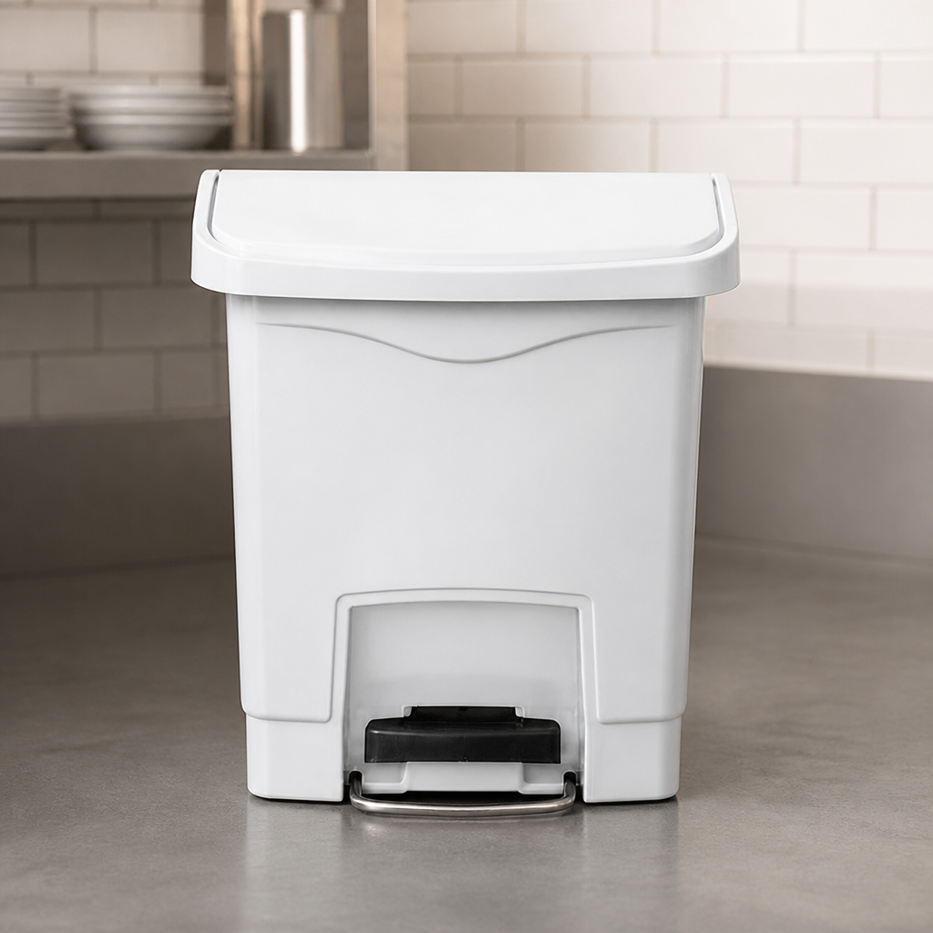 Commercial Step-On Pedal Bin 15Ltr Waste Container