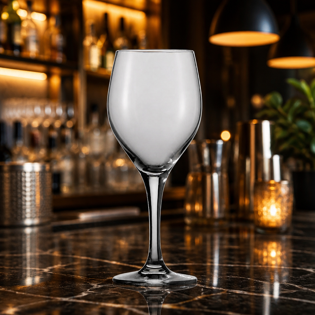 Commercial Red Wine Glasses 335ml - 6 Pack Durable Crystal