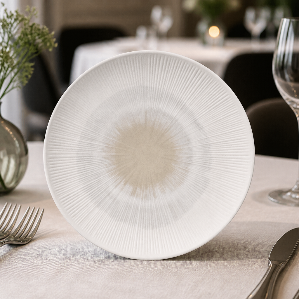 Commercial Melamine Pizza Plate 330mm lightweight and dishwasher safe