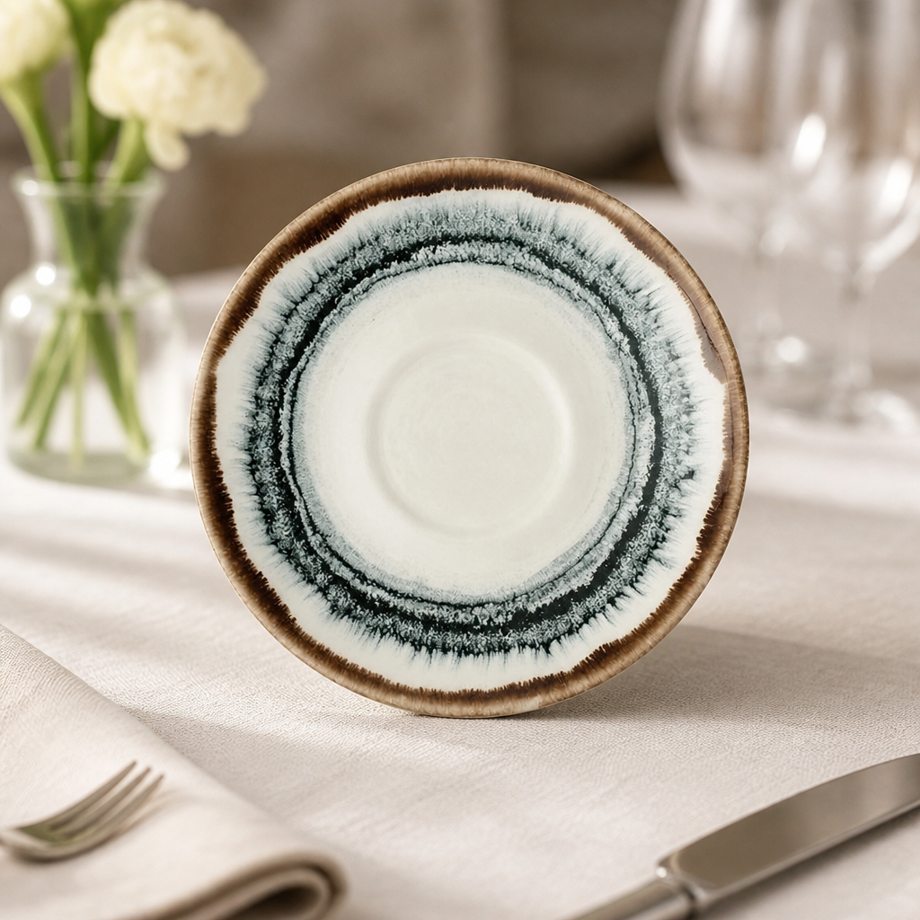 Commercial Espresso Saucers 118mm Dishwasher Safe 12 Pack