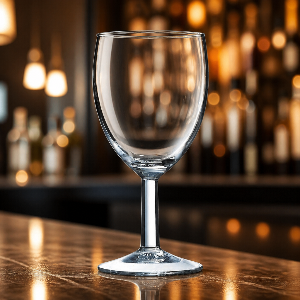 Pack of 48 clear commercial wine glasses 240ml