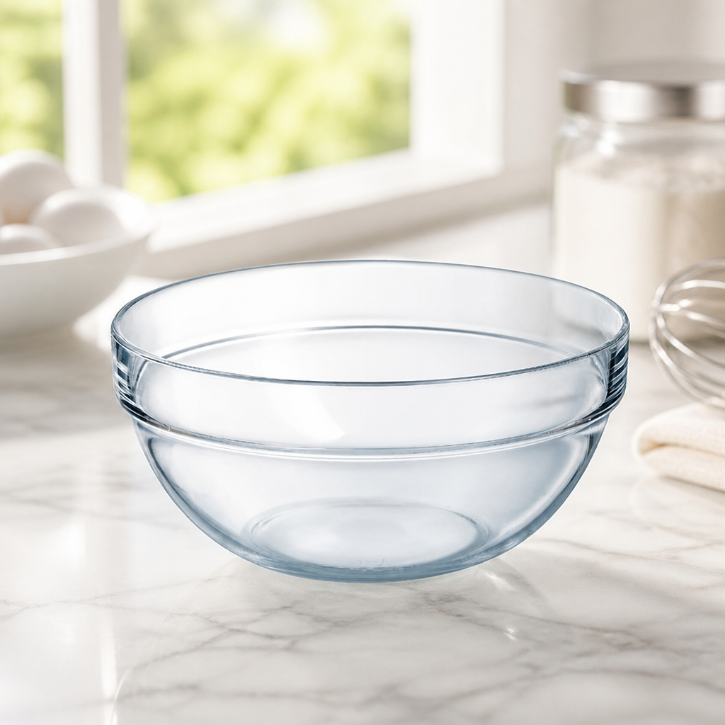 200mm Stackable Mixing Salad Bowls 1.8L - 6 Pack
