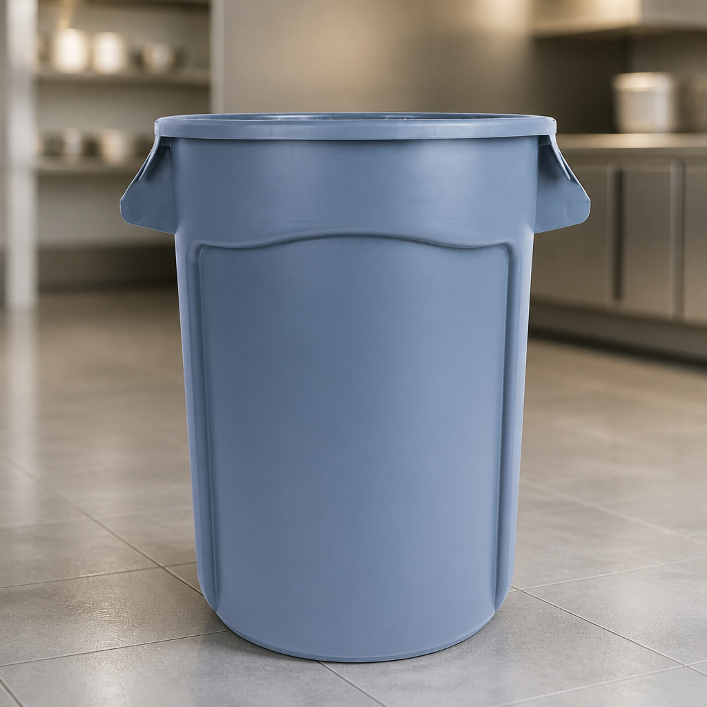 Commercial 121L Waste Bin with Snap-On Lid