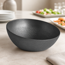3Ltr Commercial Metal Buffet Dish Black Aluminium Bowl