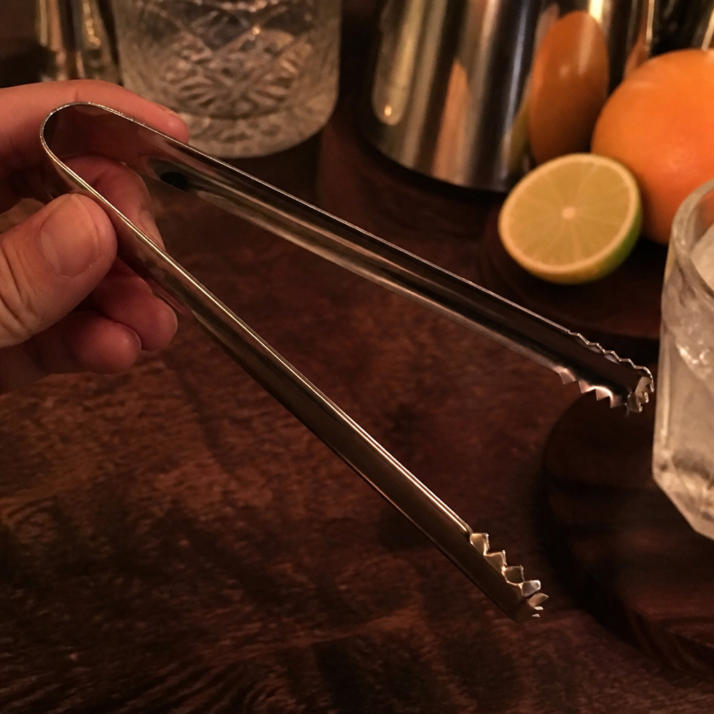Gunmetal Ice Tongs for Commercial Ice Buckets 160mm