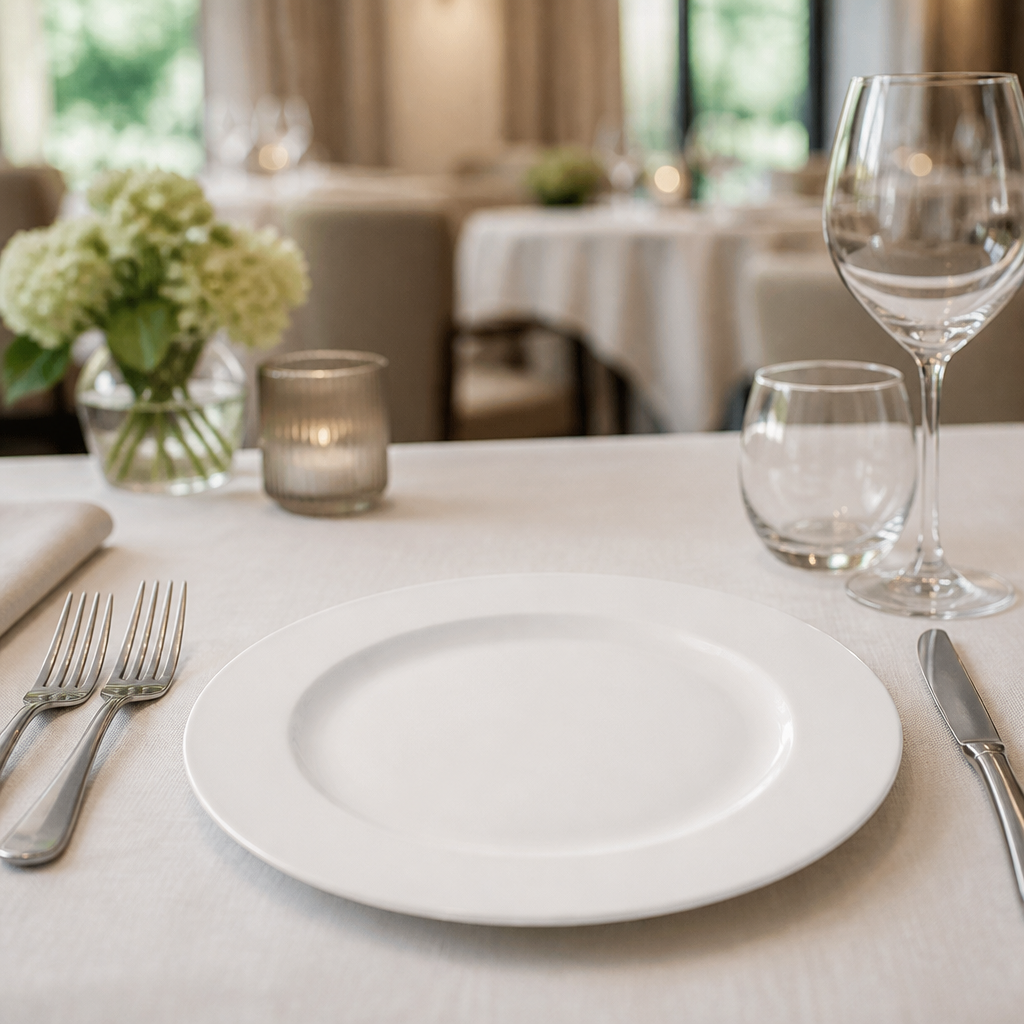 Commercial Pure Wide Rim Plates 290mm - 18 Pack
