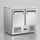 240Ltr Commercial Saladette Counter Fridge with Chopping Board