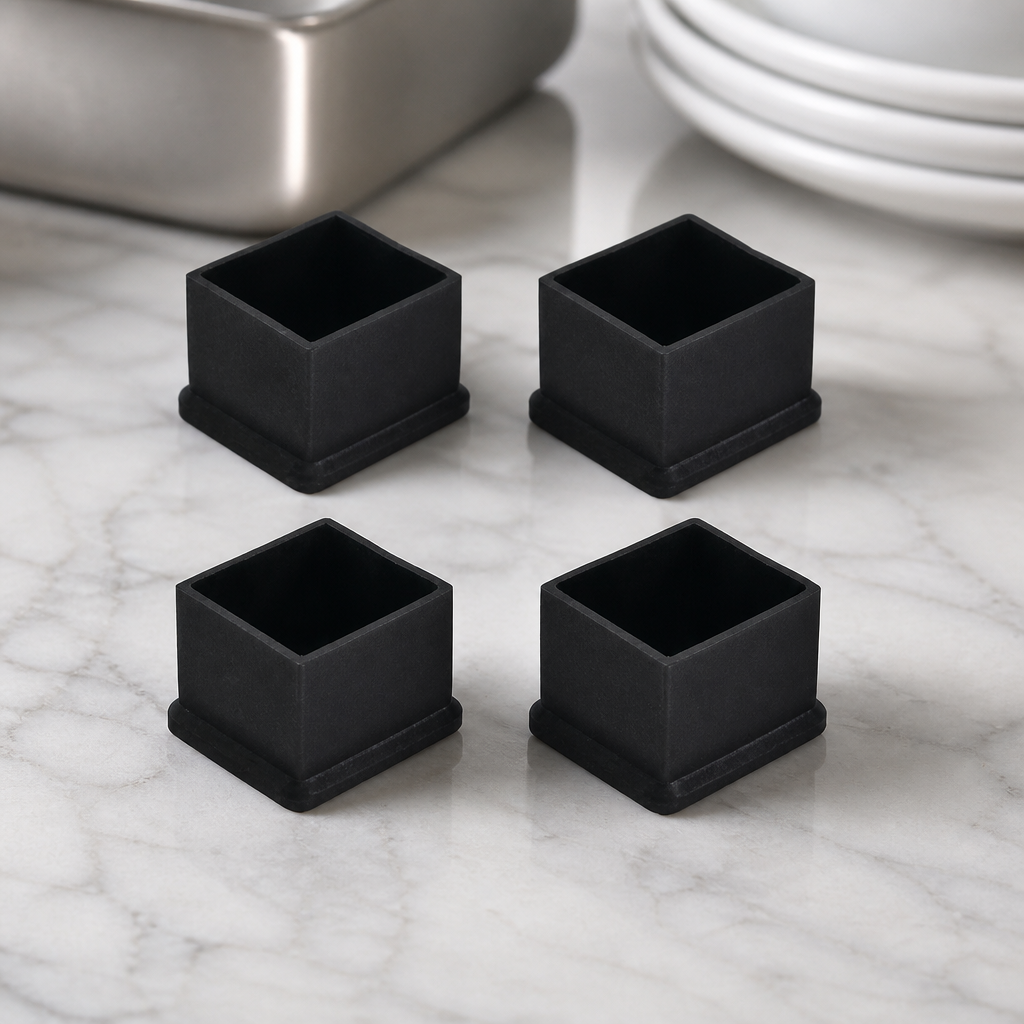 Commercial Barbecue Plastic Feet 18mm Height Replacement Parts