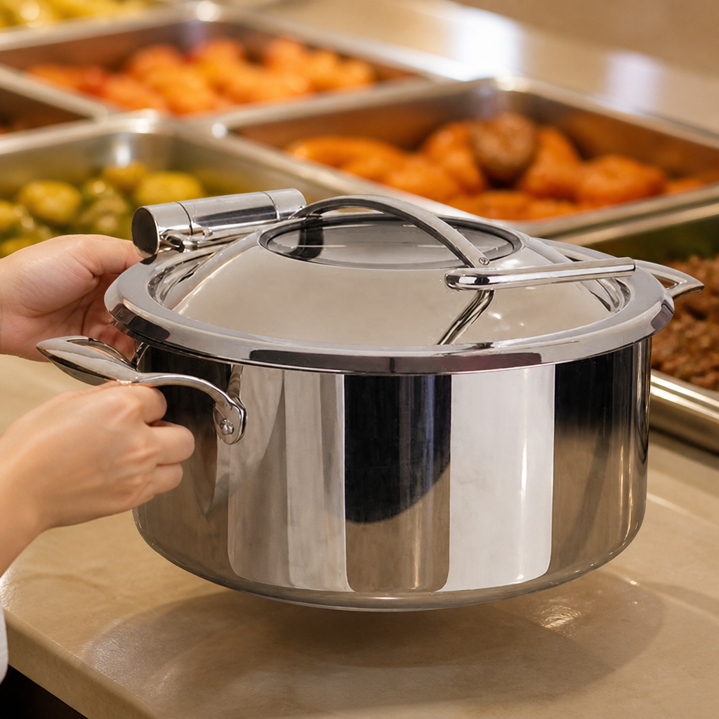 Stainless Steel Commercial Chafing Dish Set 305mm for Buffets
