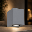 Outdoor Wall Light with Integrated LED and Customizable Patterns
