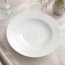 Commercial Large Rim Bowls 280mm Bone China - 6 Pack