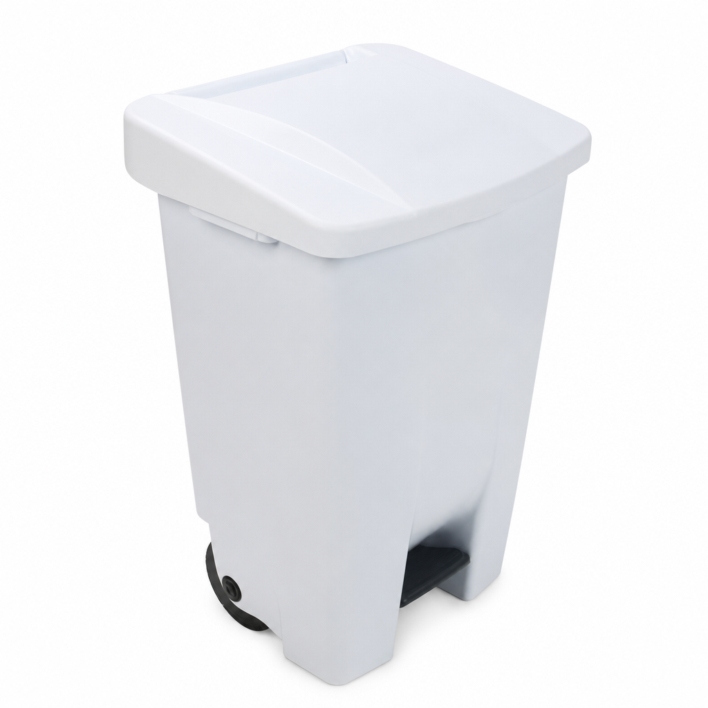 80L Mobile Pedal Food Waste Bin