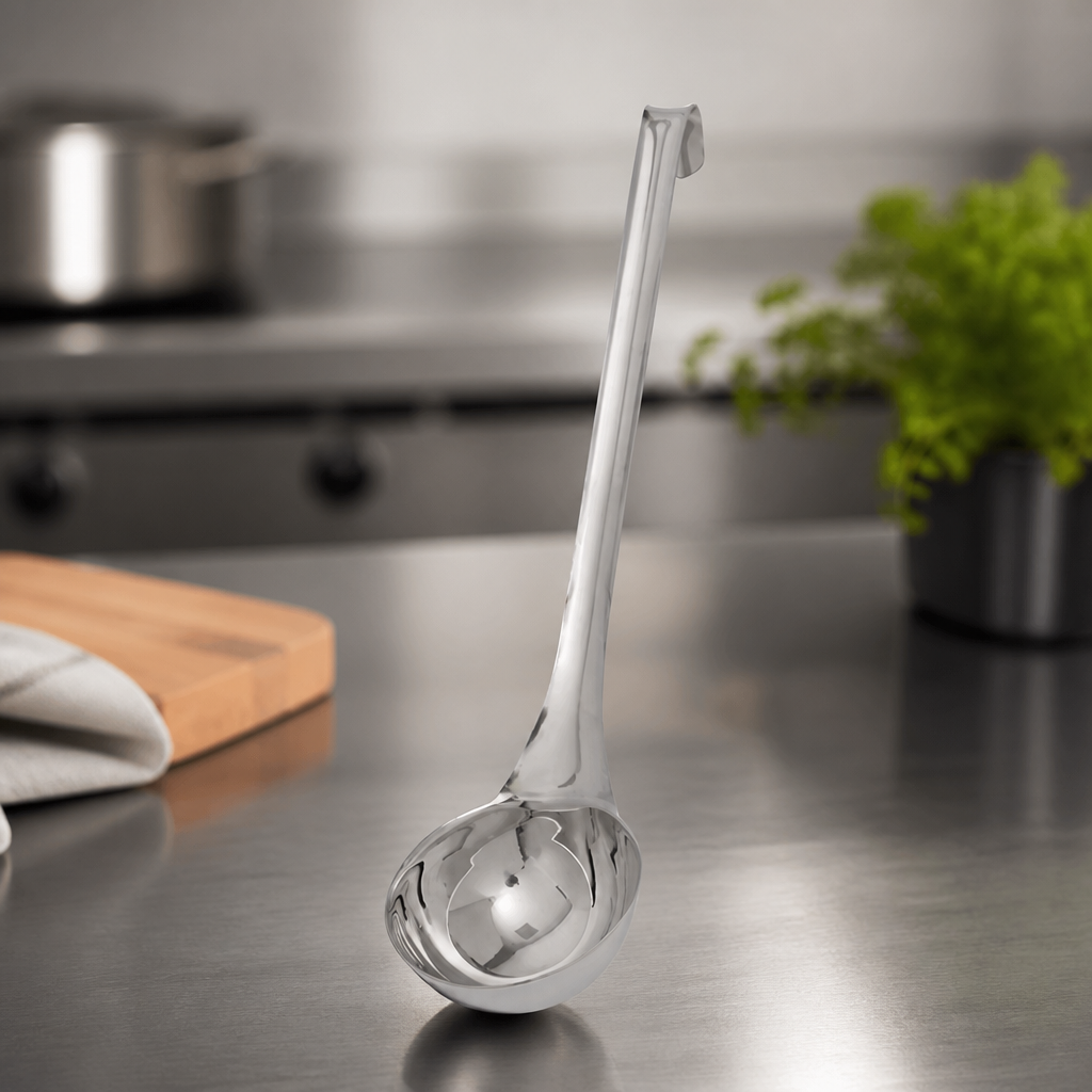 260ml Commercial Stainless Steel Ladle for Kitchen Use