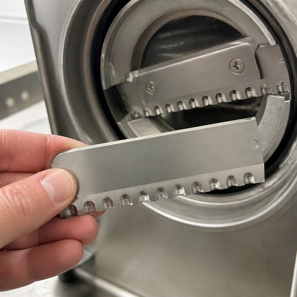 Commercial Veg Prep Machine Crimping Slicing Blade 90mm