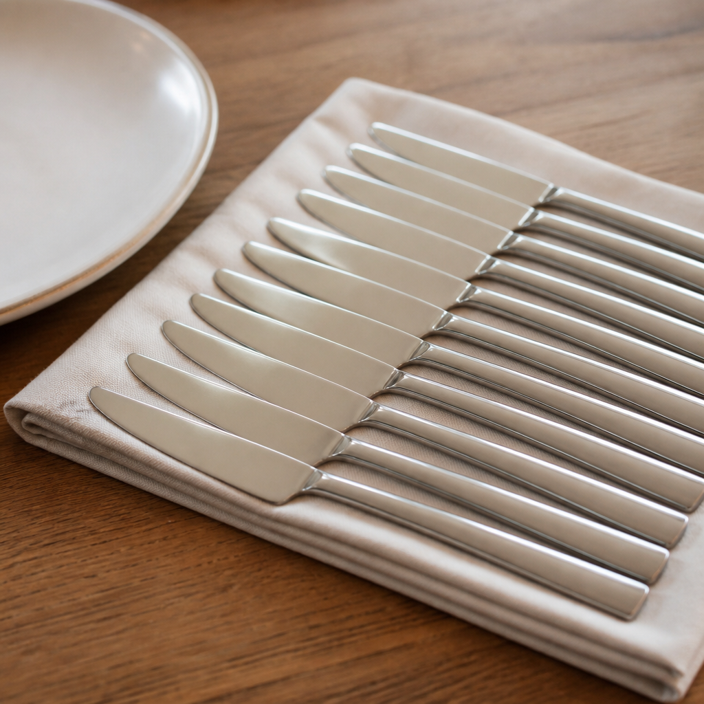 Commercial Stainless Steel Dessert Knife 12 Pack 206mm