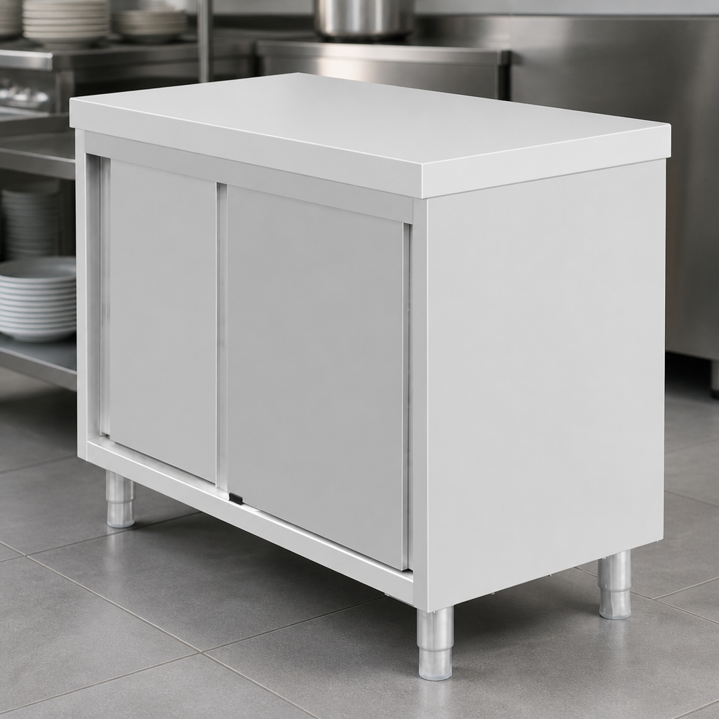 Commercial Stainless Steel Floor Standing Cupboard 900x1200mm