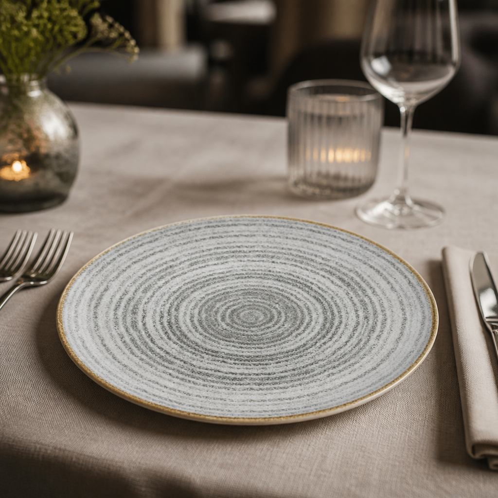 Commercial Stone Grey Coupe Bowls 248mm - 12 Pack