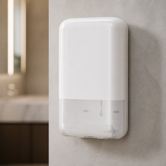 Commercial Folded Toilet Paper Dispenser for Low Traffic Washrooms