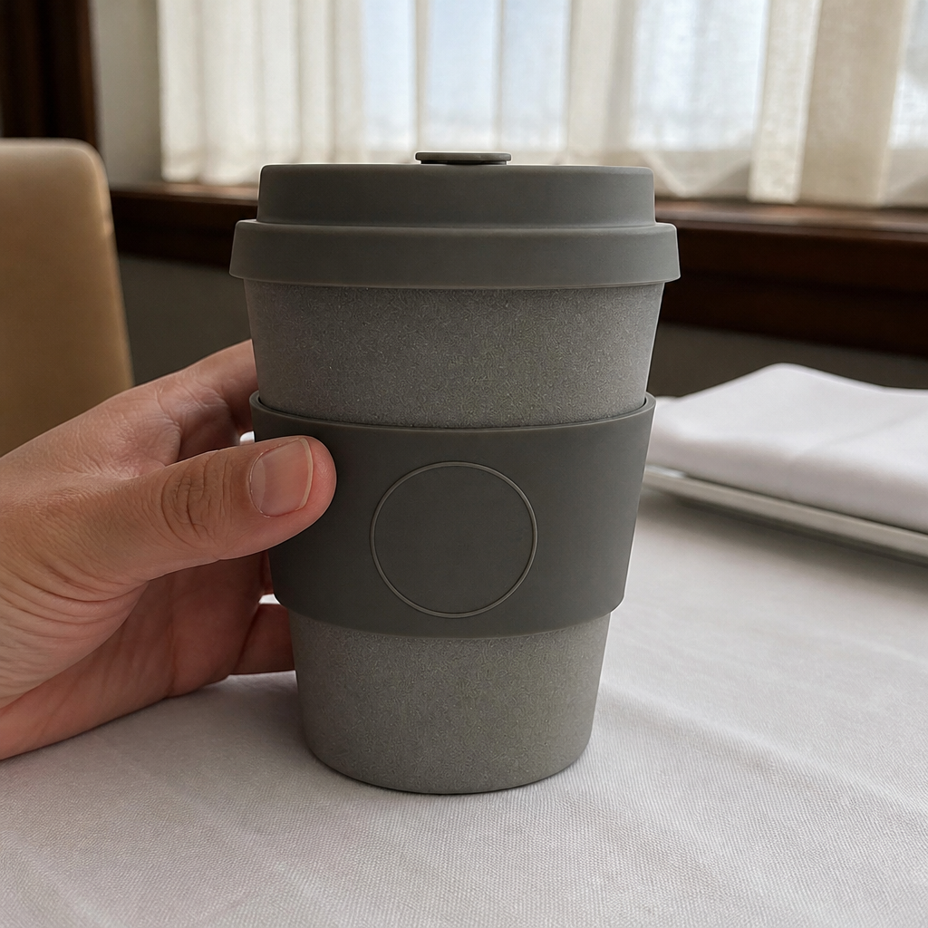 12oz Reusable Coffee Cup Lightweight Travel Mug Eco-Friendly