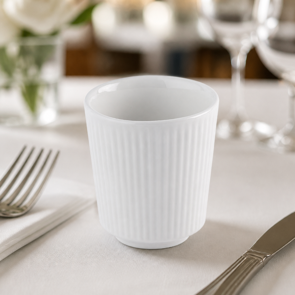 Commercial unhandled cups 118ml - dishwasher safe 12 pack