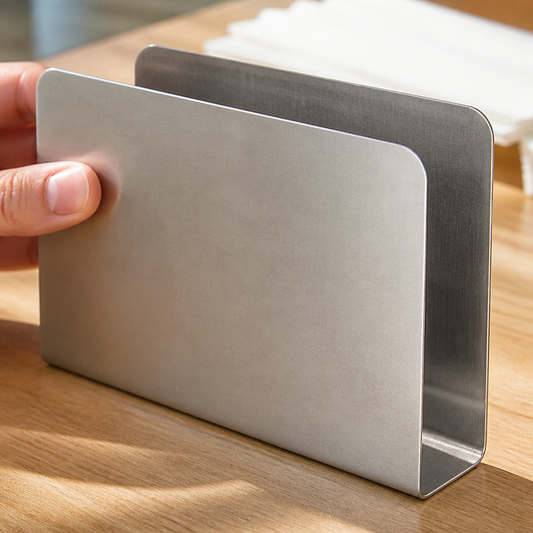 Stainless Steel Commercial Napkin Holder for Tabletop Use