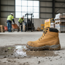 Premium Heavy Duty S3 Safety Boots Honey - Comfortable, Durable, and Slip-Resistant - Sizes 6-12