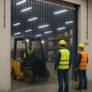 PVC Curtain Strips 300mm – 80% Overlap, Heavy-Duty Linear Metre