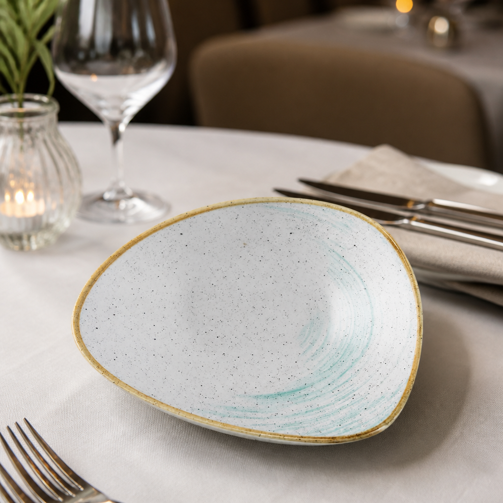 Commercial Accents Bowl 235mm in Duck Egg, 12 Pack