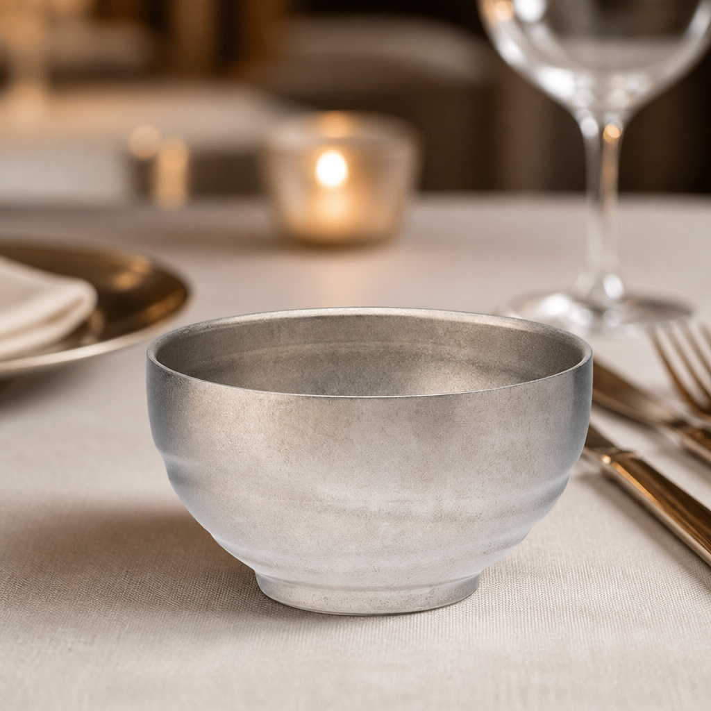 Commercial Double Walled Bowls Stainless Steel 120mm 6 Pack