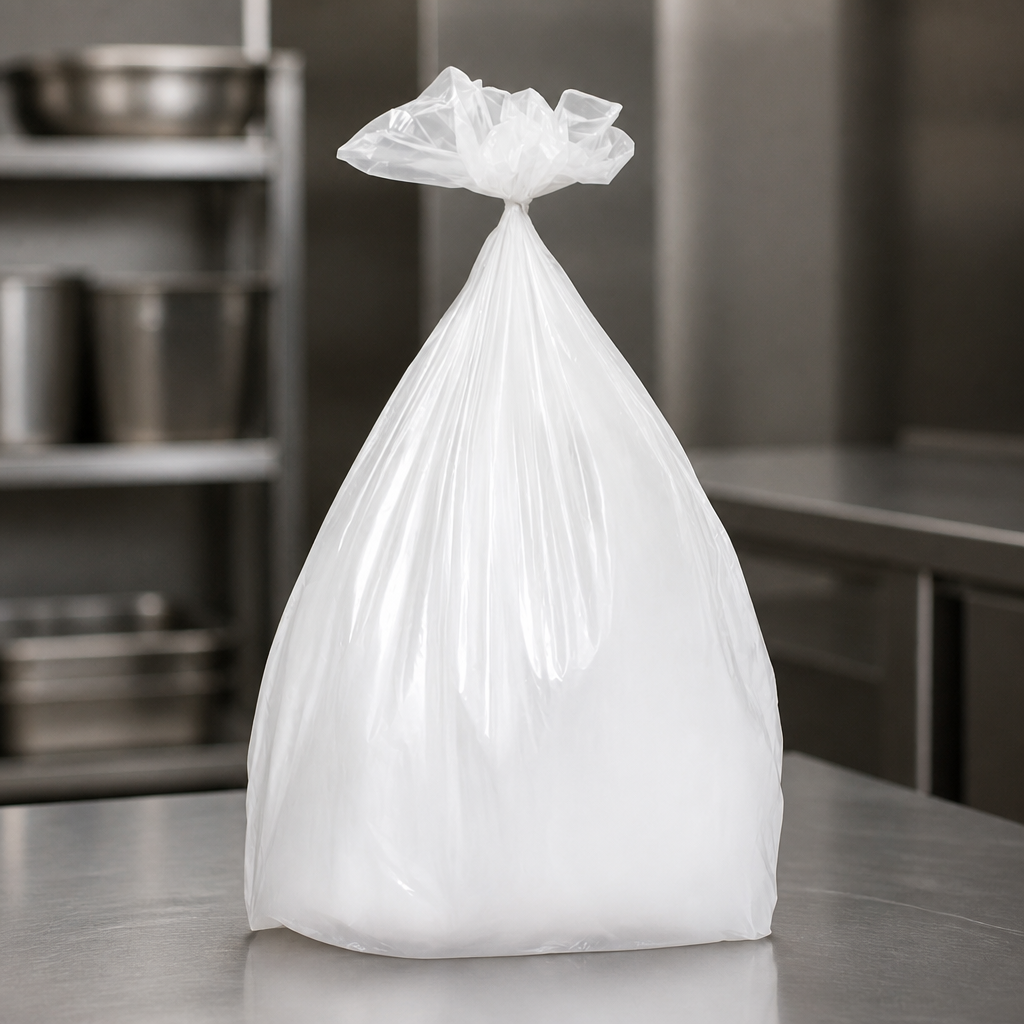 Heavy Duty Clear Bin Bags 120Ltr Pack of 100