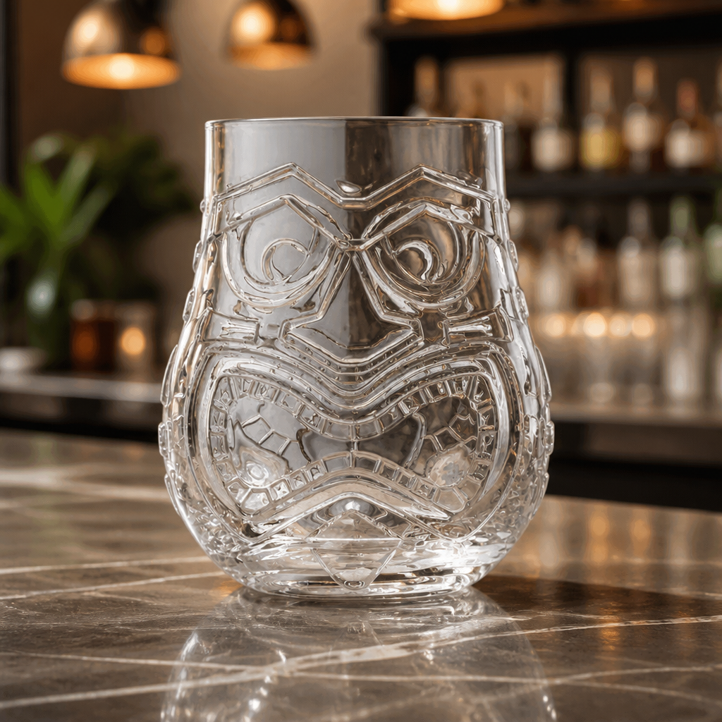Commercial Tiki Two-Face Tumblers 470ml - 6 Pack Glassware