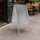 Double Sided A-Frame Pavement Sign 780 x 463mm Aluminium
