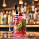 Commercial Drinking Jars 490ml Glass Milkshake Glasses 6 Pack