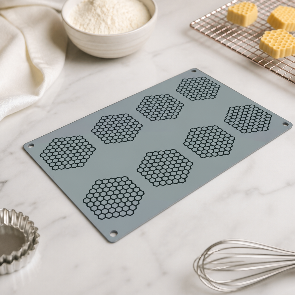 Commercial Silicone Honey Comb Mould 300x200mm for Baking