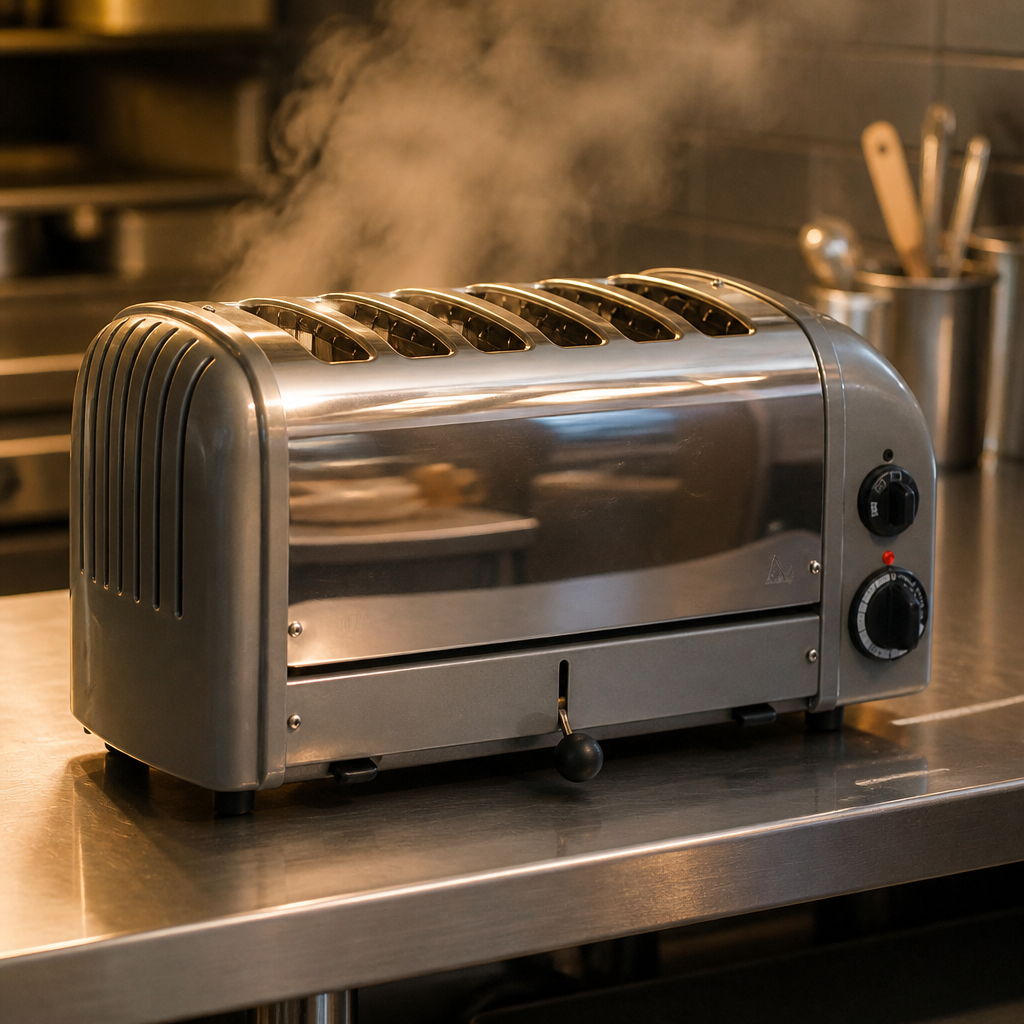 Commercial 6 Slice Vario Toaster with extra wide slots