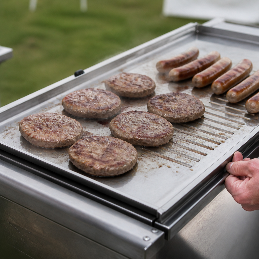 High Capacity Commercial Hog Roast Barbecue Kit 1360 x 425mm