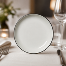 Commercial Coupe Plates 165mm White Rimless Design 12 Pack