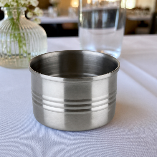 Commercial Stainless Steel Serving Can 65mm Chip Basket
