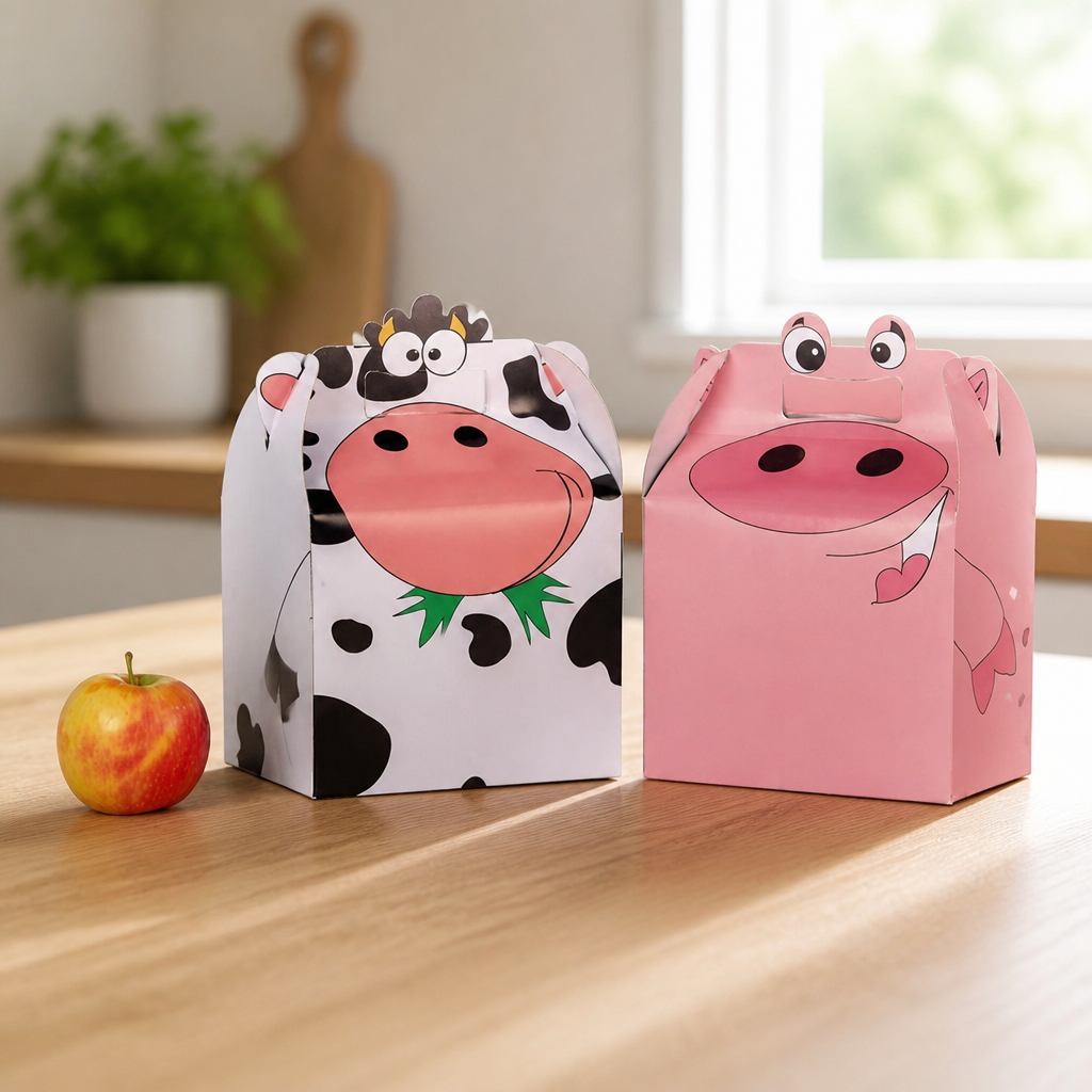 Kids Activity Packs Assorted Farm Animals 200 Pack for Restaurants