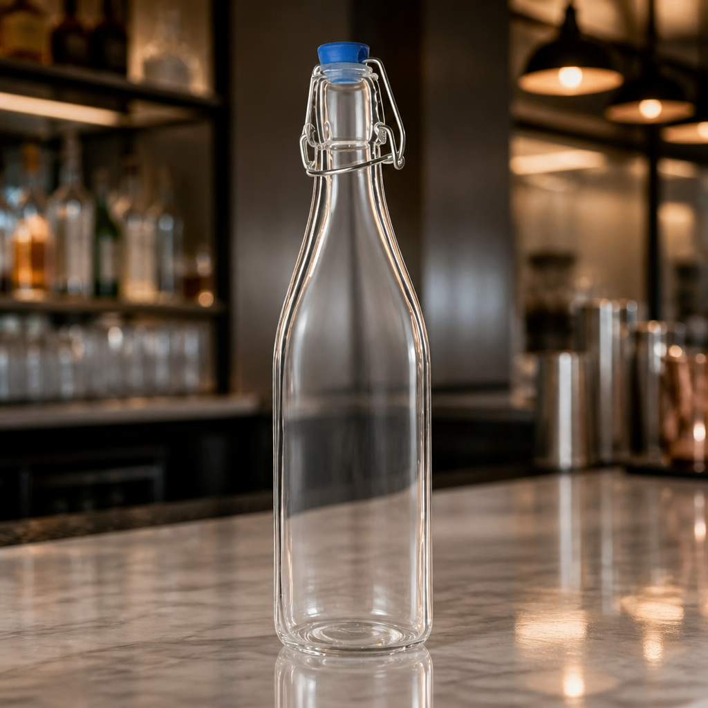Commercial Glass Water Bottles 0.5Ltr Pack of 6