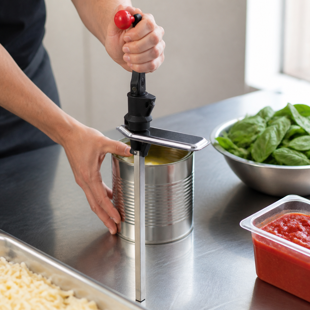 Commercial Bench Can Opener 25 Inch Stainless Steel Blade